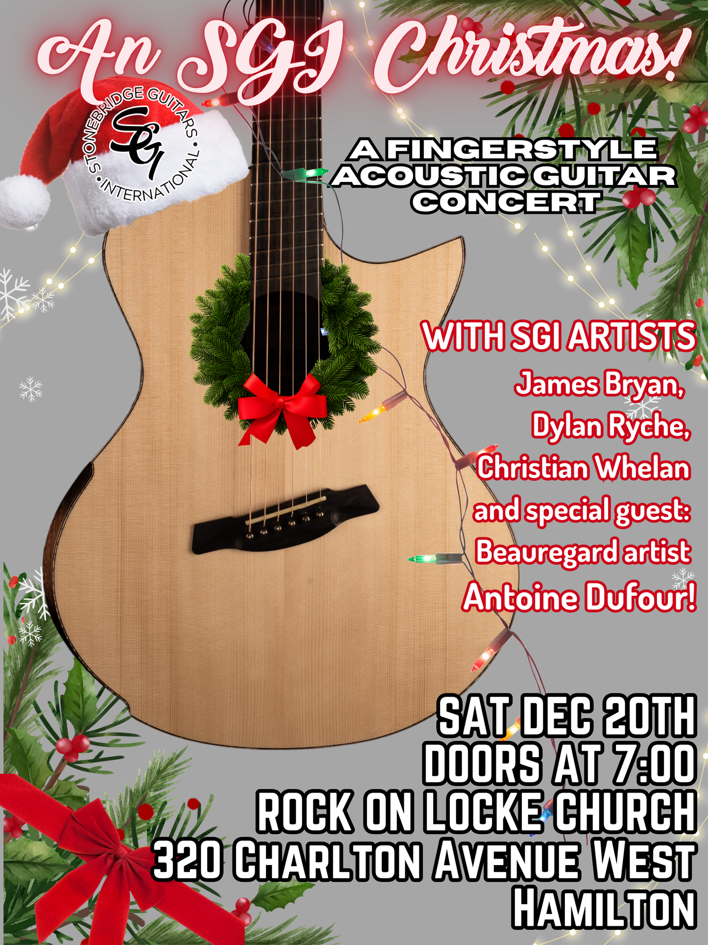 AN SGI CHRISTMAS EVENT TICKET