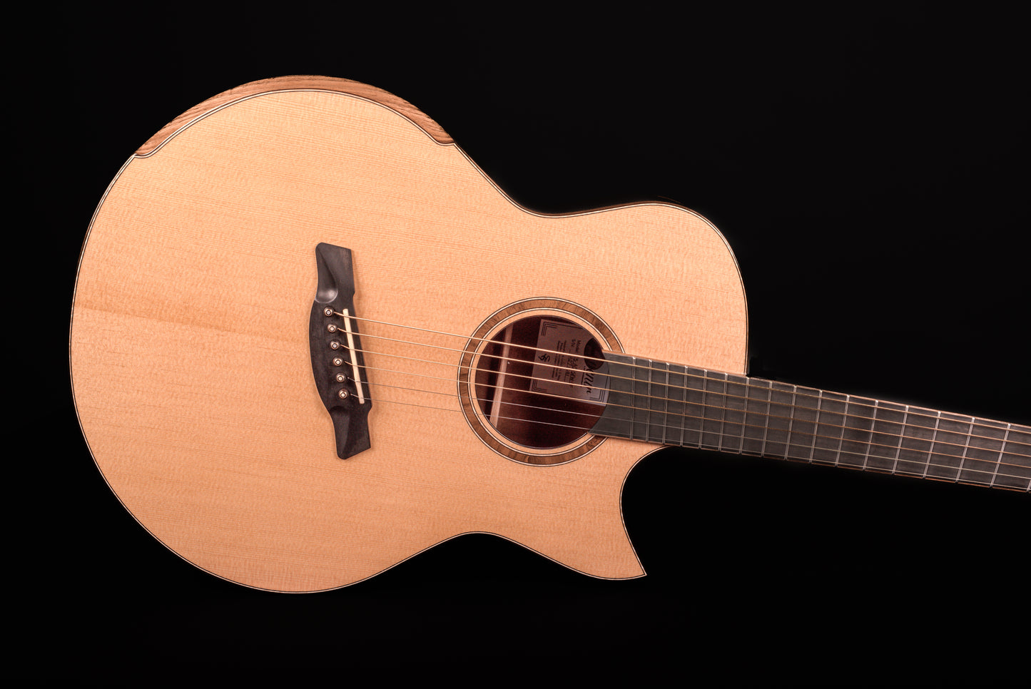AVENIR 25 SERIES AUDITORIUM SITKA SPRUCE FLAMED WALNUT FAN FRET